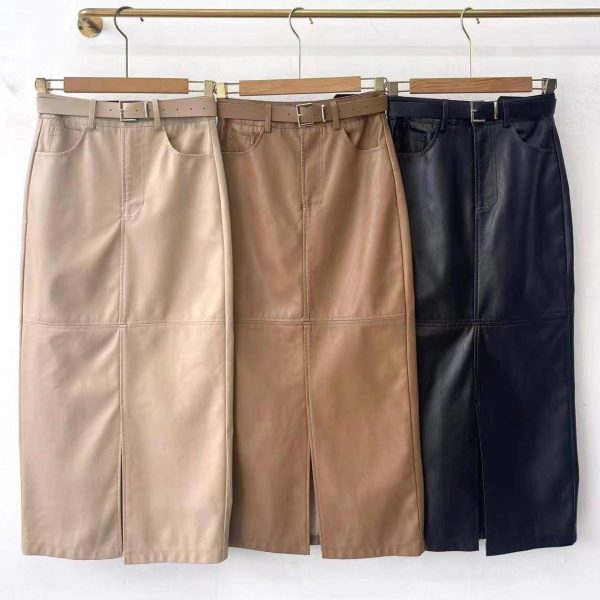 Saia de Ecopele com cinto