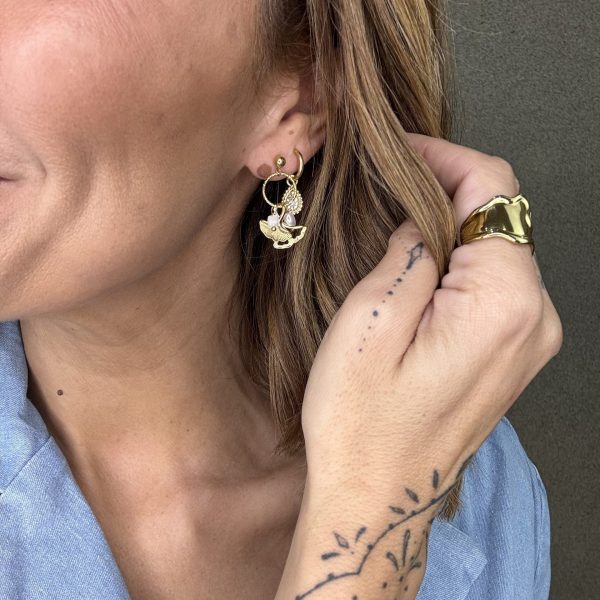 Brincos “Ginkgo”