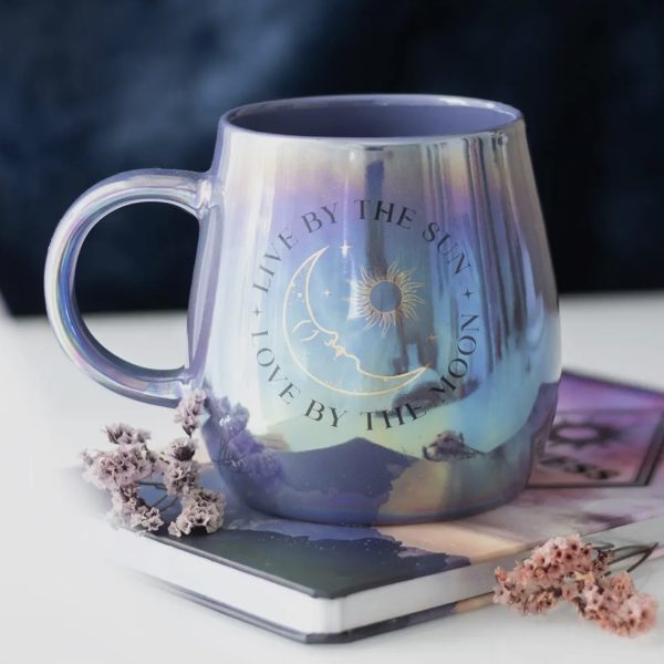 Caneca Iridiscente Sol & Lua