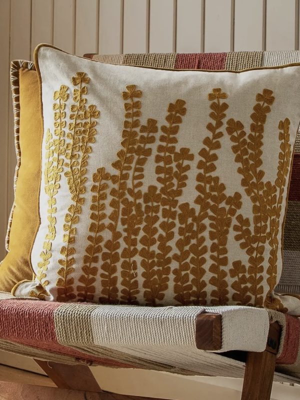 Almofada “Ervas” Mostarda