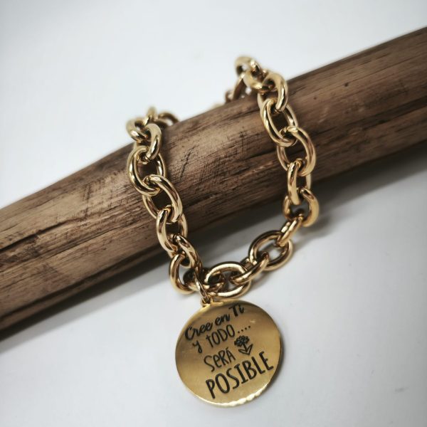 Pulseira " Crê em ti"