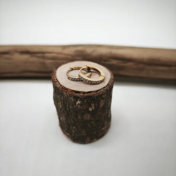 Argolas " Brilho Zircónias"