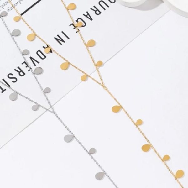 Colar " Gotinhas de Orvalho" Dourado