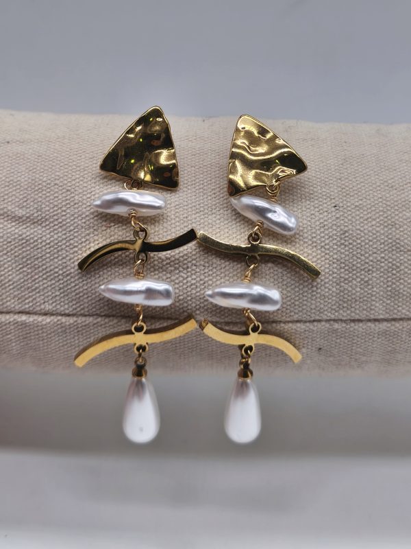 Brincos " Gold Fish"