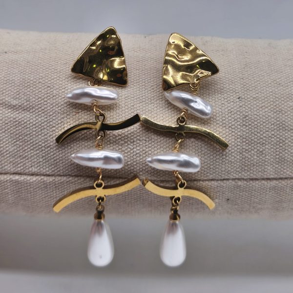 Brincos " Gold Fish"