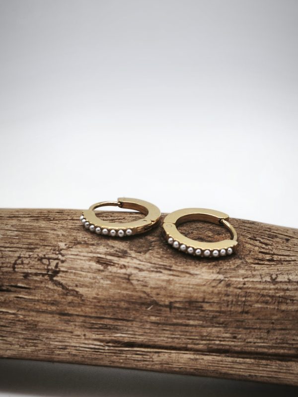 Argolas " Mini Pérolas"