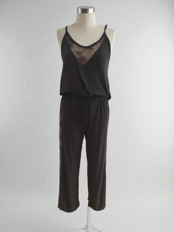 Conjunto Pijama e Kimono Preto