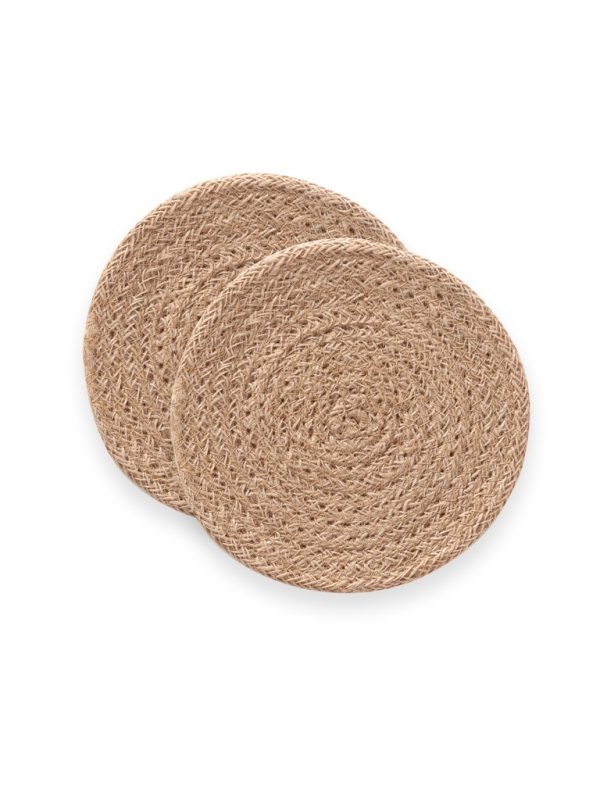 Individual Redondo em Juta “Araya” (pequeno)