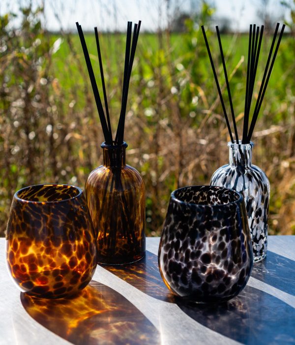 Porta Velas Leopardo