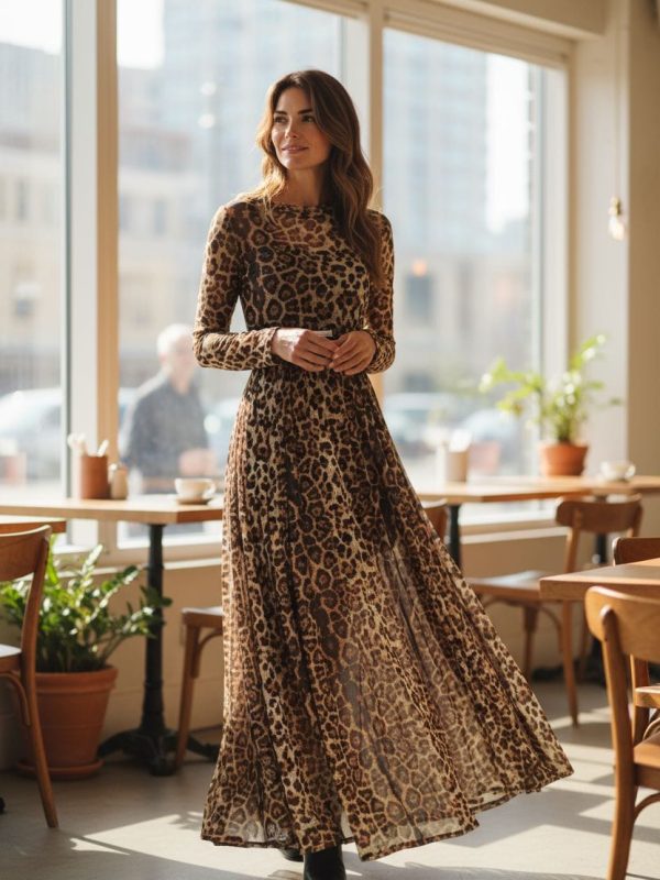 Vestido de Rede “Animal Mock”