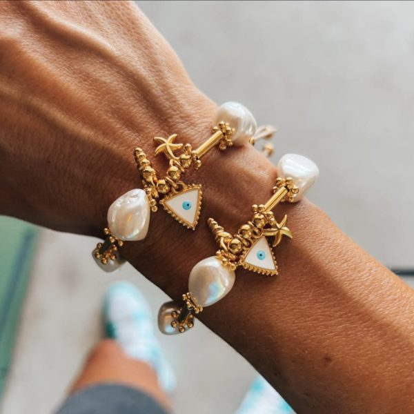 Pulseira Pérolas e Protecção