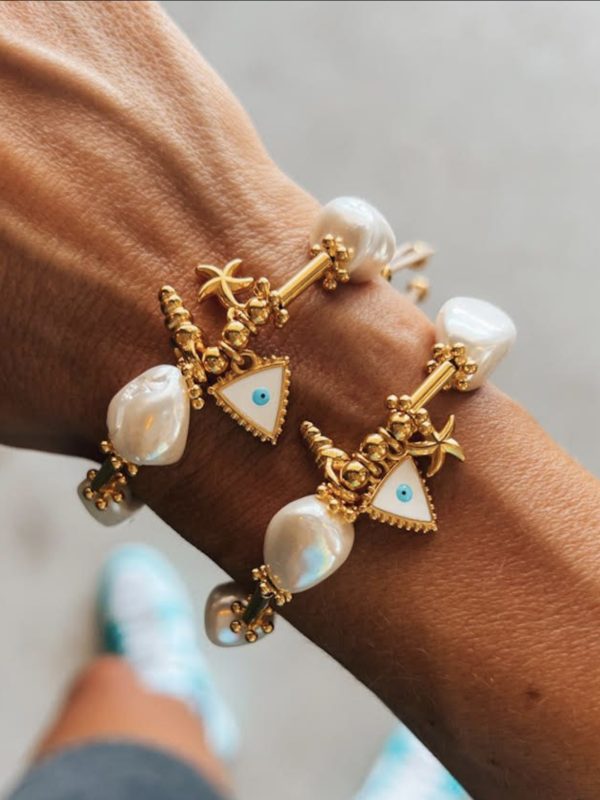 Pulseira Pérolas e Protecção