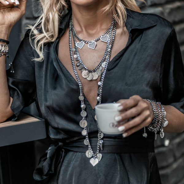 Colar Comprido “Hearts & Coins”