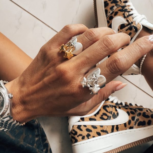 Anel “Coração & Estrelas”