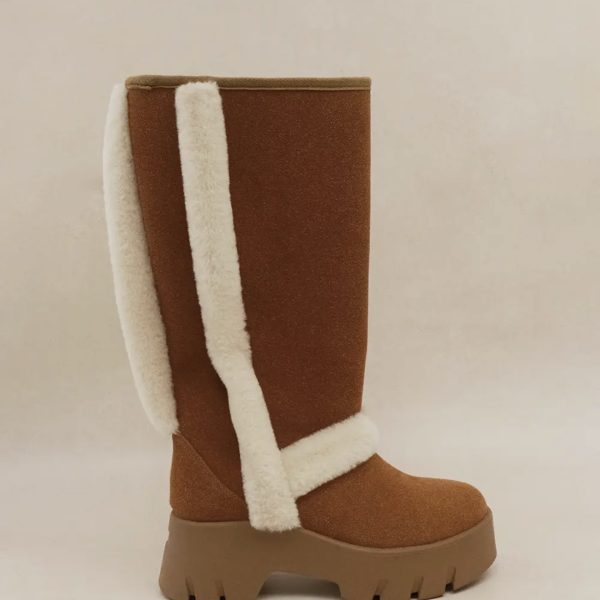 Botas em Pelo “Shearling”