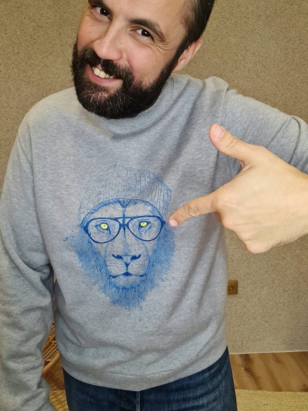 Sweatshirt Unissexo “Cool Lion”