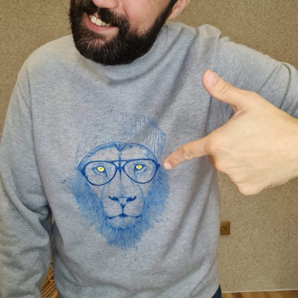 Sweatshirt Unissexo “Cool Lion”