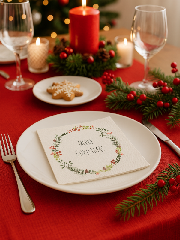 Guardanapos de Papel “Merry Christmas”