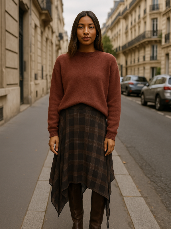 Saia assimétrica “Escócia”