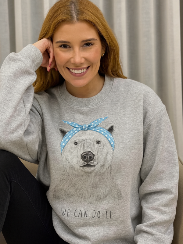 Sweatshirt Unissexo “We can do it”