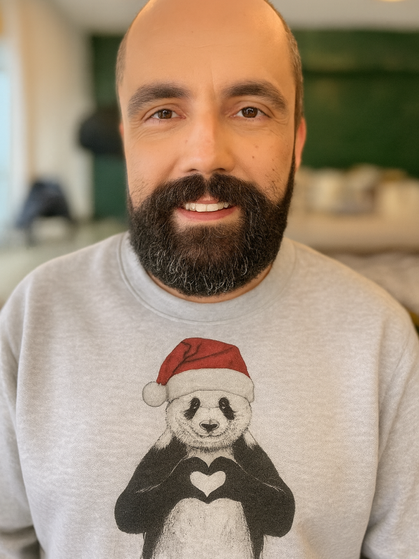 Sweatshirt Unissexo “Urso de Natal”