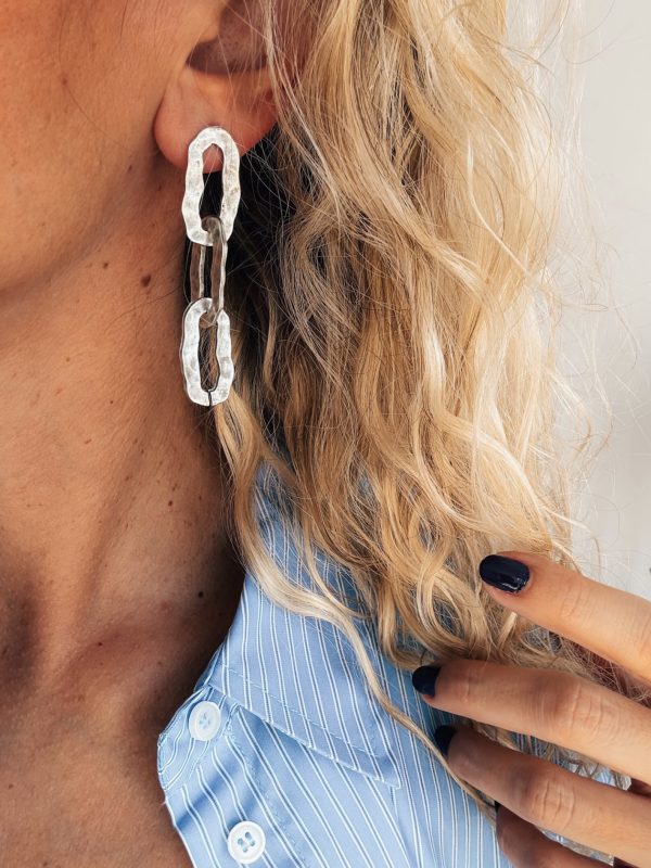 Brincos Martelados Elos