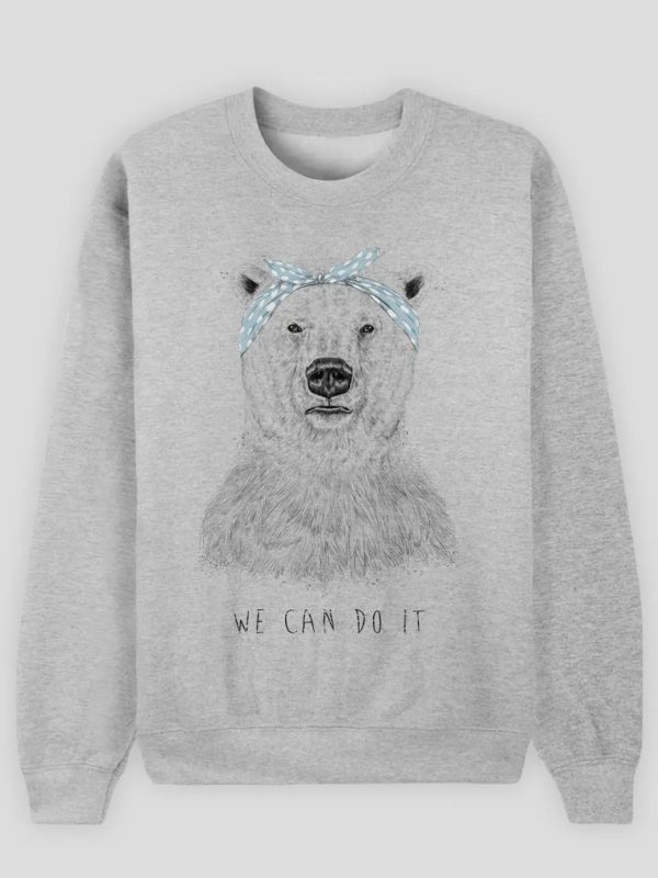 Sweatshirt Unissexo “We can do it”