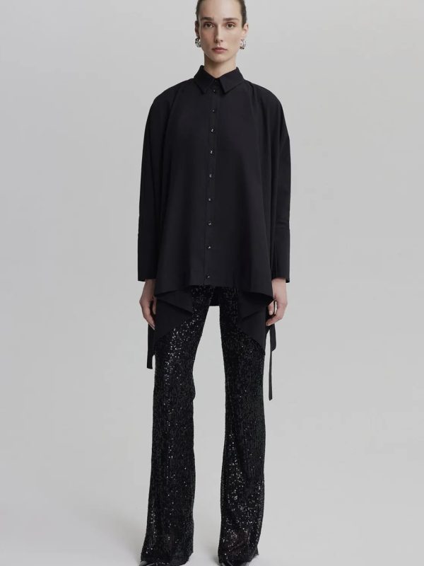 Camiseiro Oversized com Fitas