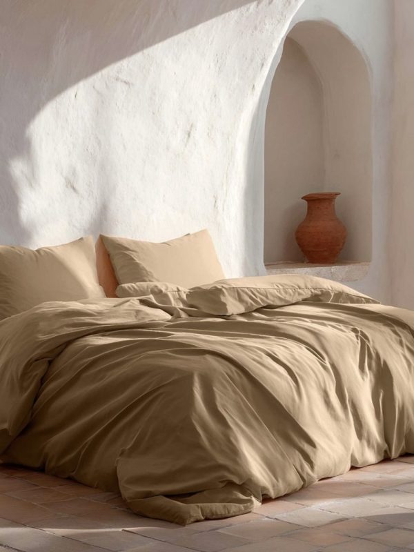 Conjunto de Capa de Edredão Liso
