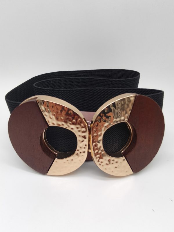 Faixa Elástica com Aplique em Madeira