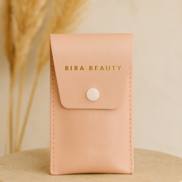 Bolsa rosa para pincéis
