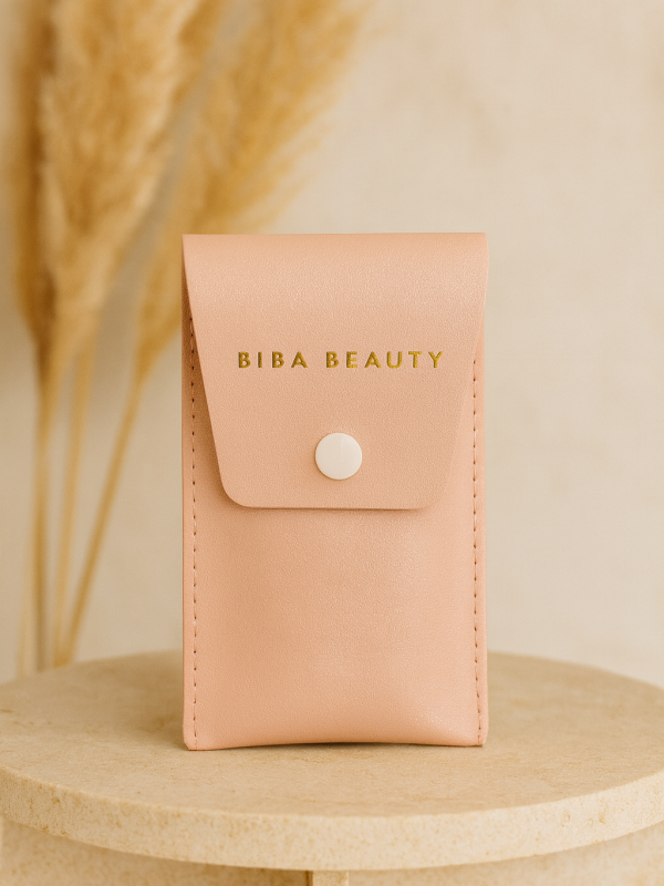 Bolsa rosa para pincéis