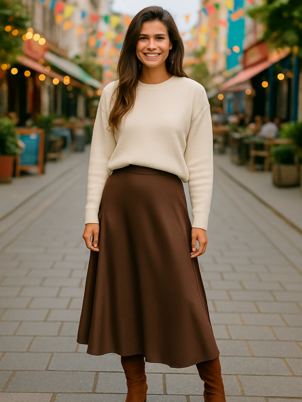 Saia Fluída em Viscose