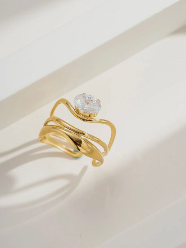 Anel Dourado Curvas de Luz