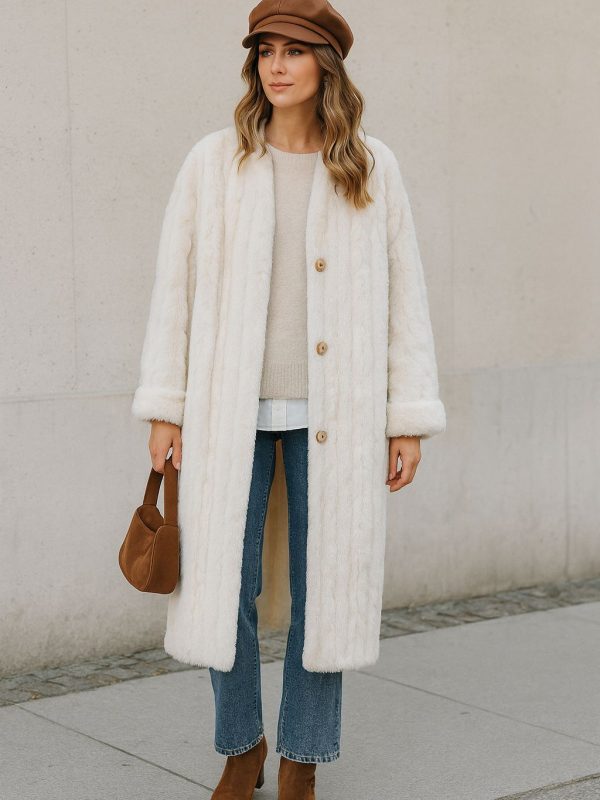 Casaco Longo "Winter Luxe Cream"