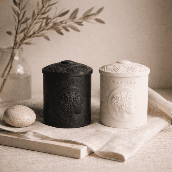 Pote de Vela “Hermès”