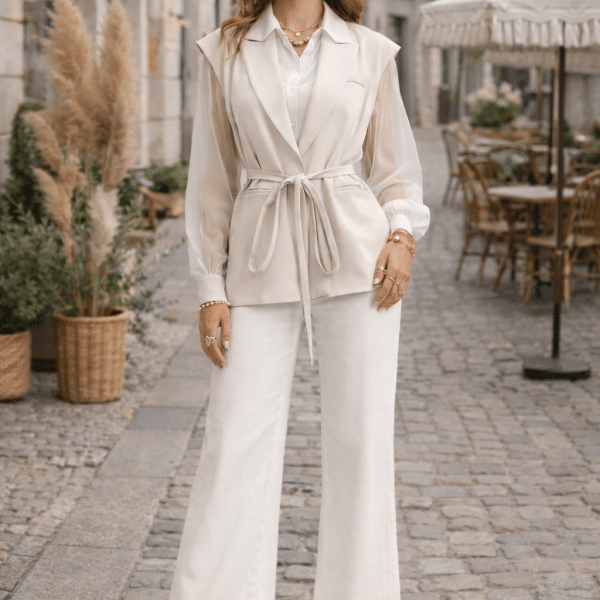 Calças de Ganga Flare