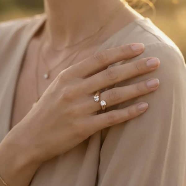 Anel “Double the Love”