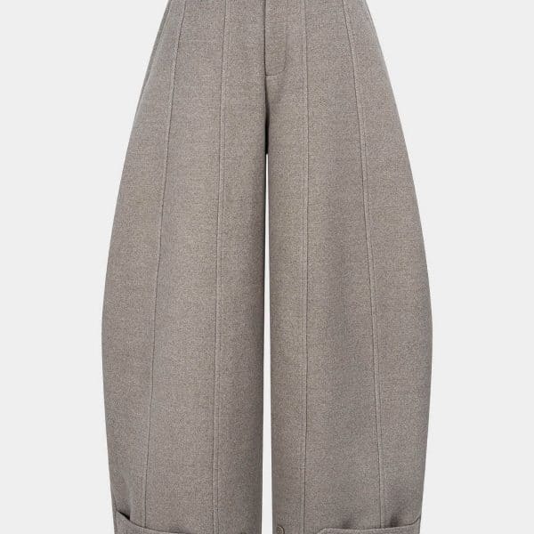 Calças Barrel Ajustáveis