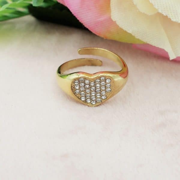 Anel “Sahara Heart”