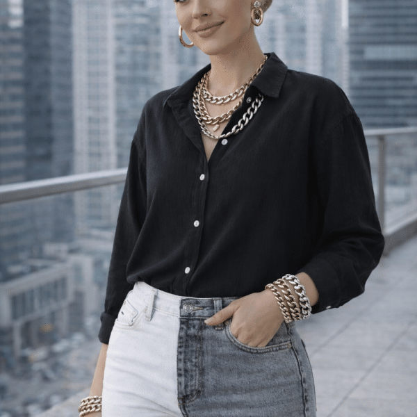 Camiseiro em Algodão Texturado