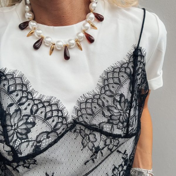 Colar “Pérolas & Pingentes”