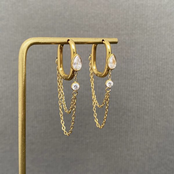 Mini Argolas Multichain com Zircónia