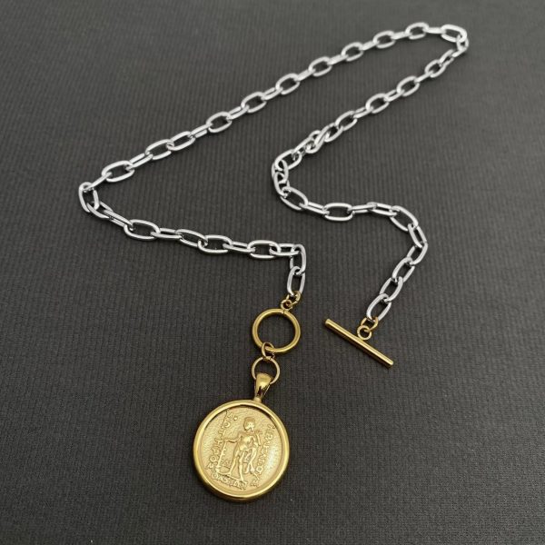 Corrente Dois Banhos com Medalha