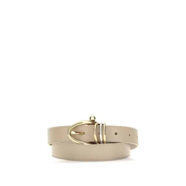 Chloé Beige Calf Leather Bos Taurus Regular Belt