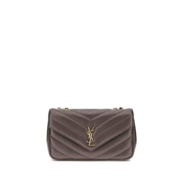 Saint Laurent Gray Lamb Ovis Aries Aries Shoulder Bag