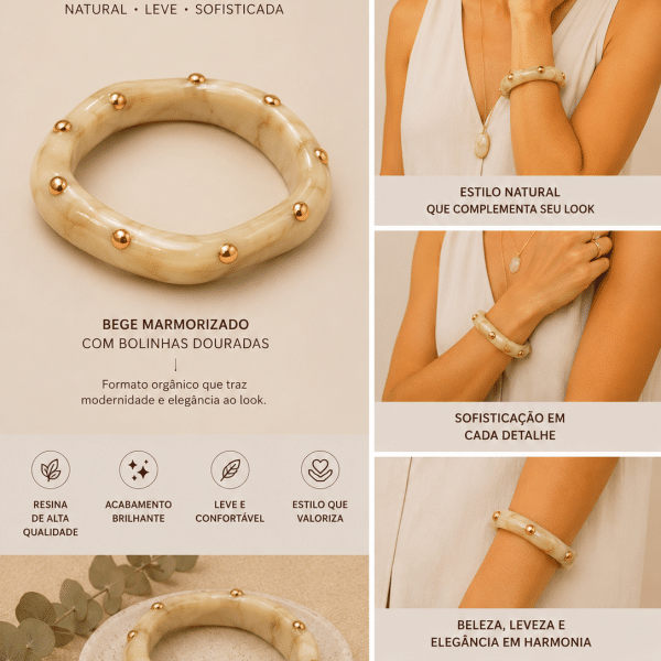 Escrava em Resina “Tachas”