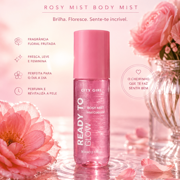 Bruma - Body Mist com Brilho “Rosy Mist”