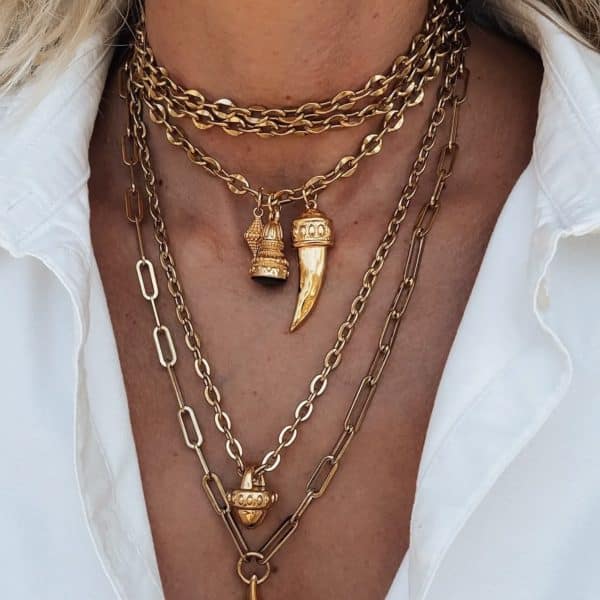 Colar Duplo “Rock”
