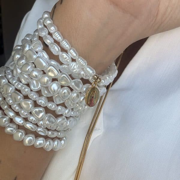 Pulseira Pérolas “Nossa Senhora”
